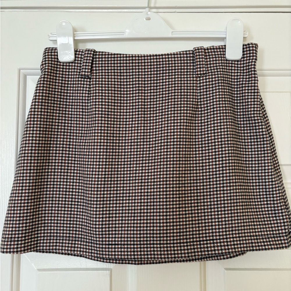 Abercrombie & Fitch Checkered Mini Skort